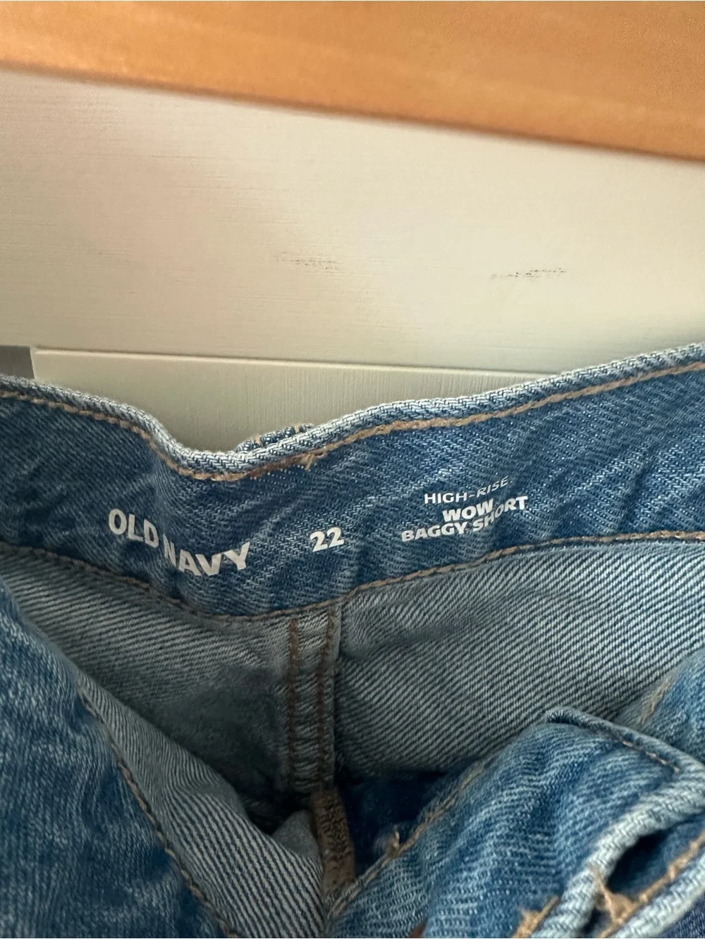 NWOT Old Navy Wow Baggy Denim Jean Shorts